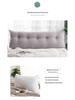 Korean Velvet Nordic Triangle Headboard Cushion: Removable, Washable, Tatami Soft Pack, Lumbar Support, Large Backrest Pillow