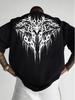 Herren Gotisches Geometrisches Muster Sommer Lässiges T-Shirt Dunkle Farbe Grafikdruck Normales Muster Rundhals Street Style Mode
