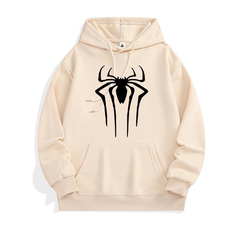 Men Women Spring Autumn Sweatshirt Spider Print Hoodie Casual Sportwear Outdoor Harajuku Pullover