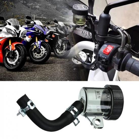 1X Motorcycle Front Brake Clutch Fluid Bottle Master Cylinder Oil Reservoir Tank