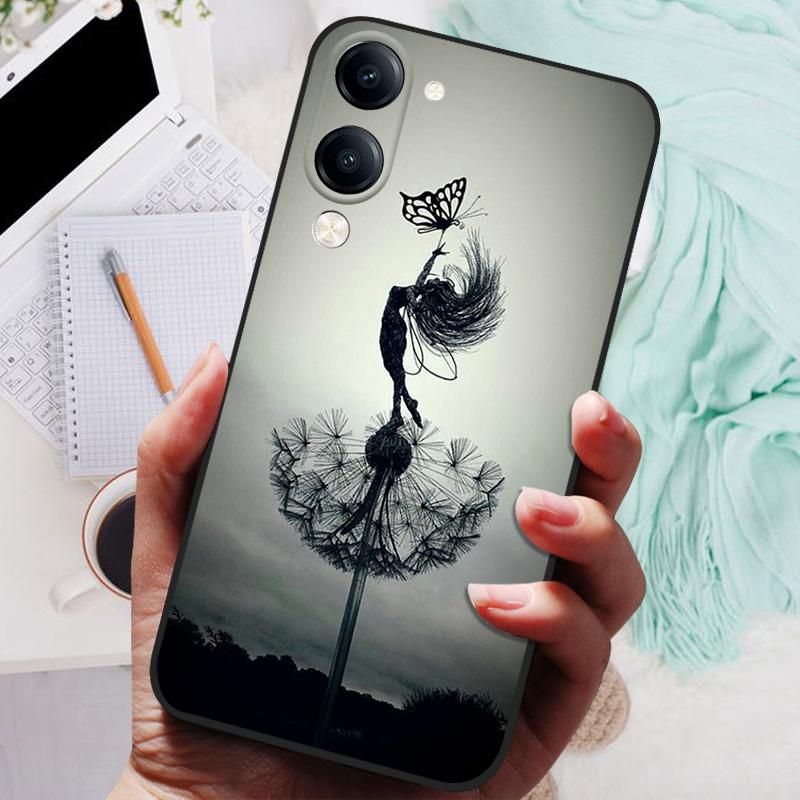 2025 Protective Shell For Vivo Y04 4G Case Y 04 Black Cover Lion Wolf Silicone Soft Back Cases For Vivo Y29S 4G Y 29S Phone Case