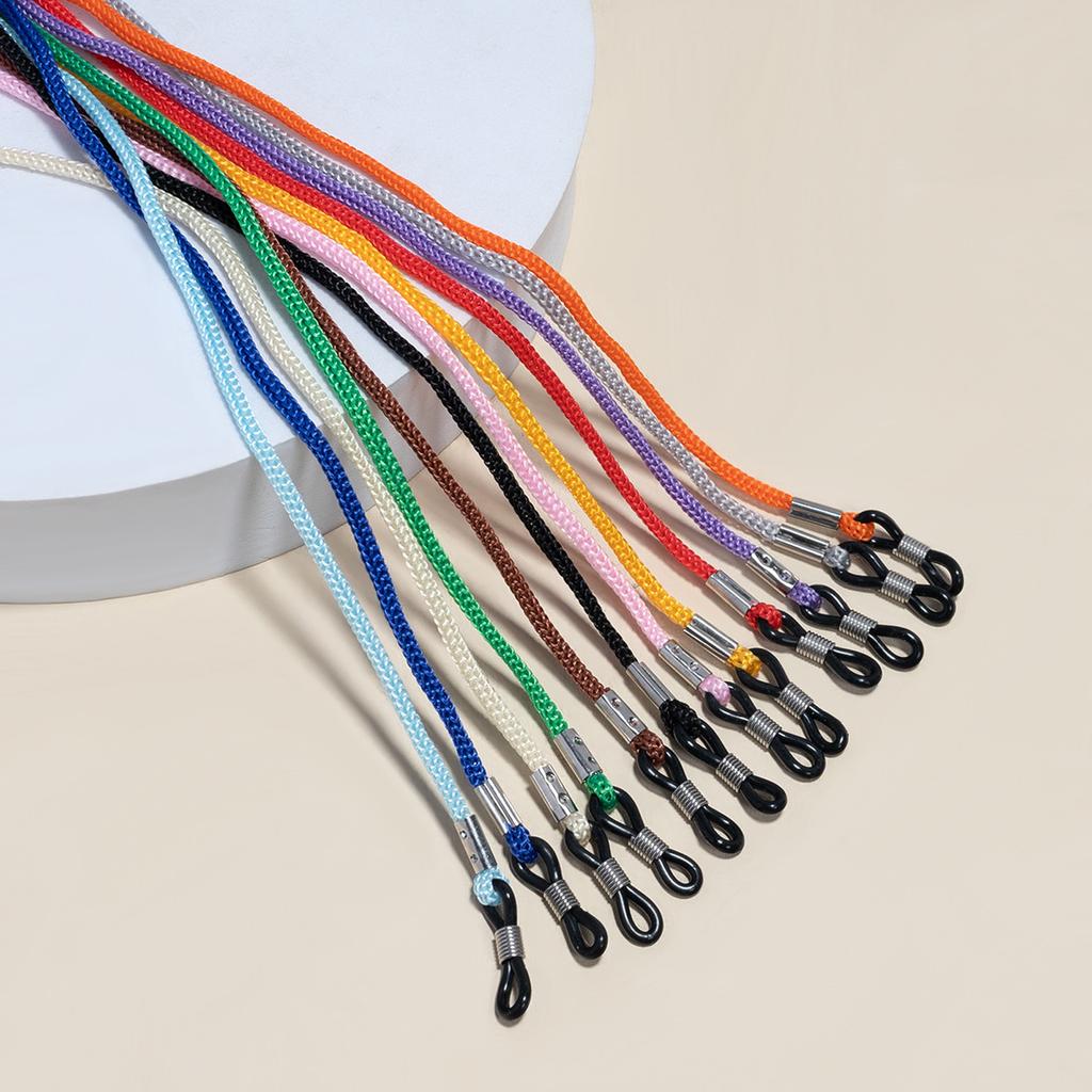 Adjustable Anti Slip Eyewear Retainer Cord For Sports Sunglasses Unisex Design Durable Polyester Glasses Strap