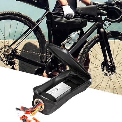 Bicycle Frame Bag Large Capacity Removable Oxford Cloth Electric Bike Battery Pouch for Biking