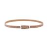 Women’s Soft PU Waist Belt Adjustable Waistband Strap Slim Design Lightweight Accessory For Jeans Dresses Skirts