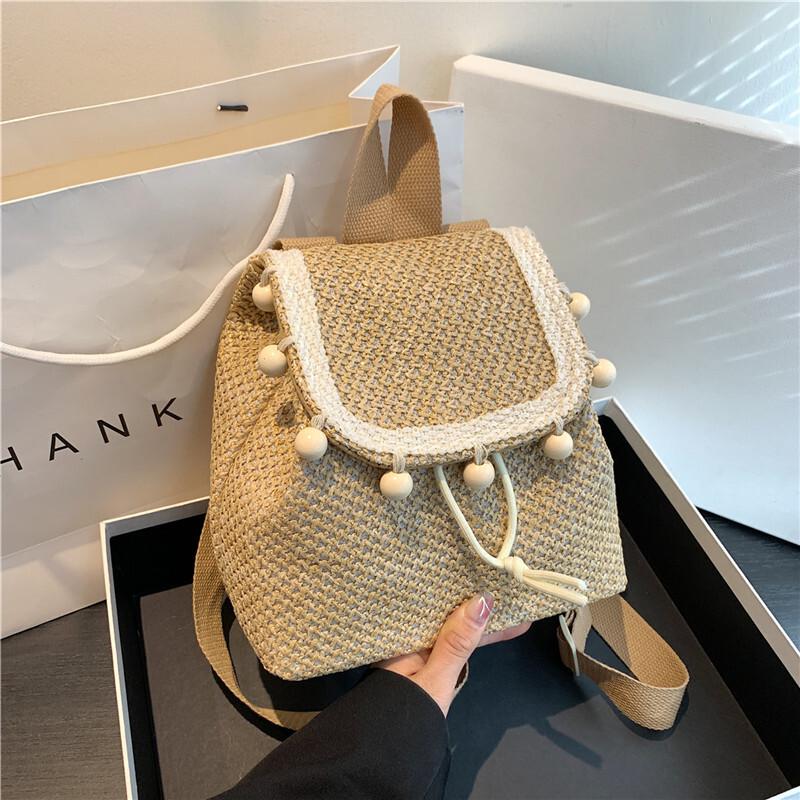 

Плетеные ротанговые рюкзаки для путешествий и отдыха женские сумки