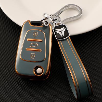 TPU Autoschlüsselhülle für Hyundai I20 I30 Elantra Azera Veracruz Veloster Kia Rio K7 K5 Sportage Sorento Schlüsselanhänger Schutz