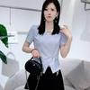 T Shirt Summer Fashion Casual V Neck Sleeveless Loose Fit For Women