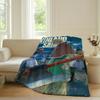 Anime Vinland Saga Blanket For Sofa Office Bed Plane Travel Sleep Read Relax Camping Soft And Warm
