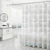 Waterproof Bath Curtains With Hooks Shower Curtain 180cm X 180cm For Families Apartments Dormitories Hotels
