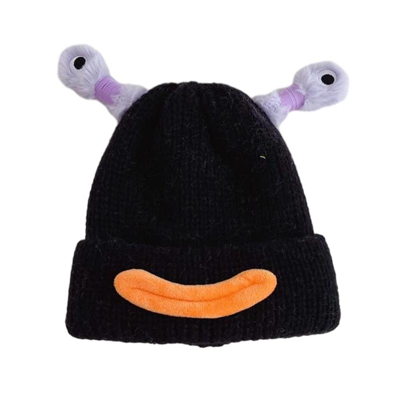 Thicken Windproof Beanies Cute Glowing Antenna Hat for Adult Kids Keep Ear Warm Hat Cold Weather Thicken Beanie Hat