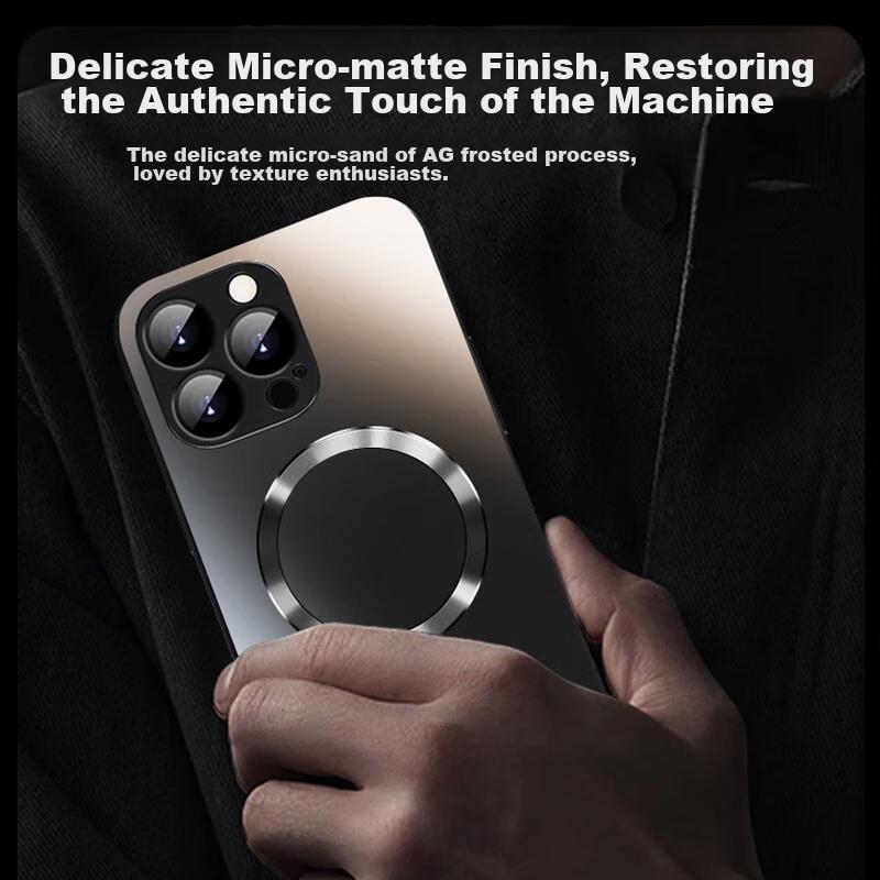 Phone Case for Apple IPhone 12 Pro Max, IPhone 12 Pro Max Protective Cover with MagSafe Magnetic Charging, Full Protection Shockproof, Graphite Black