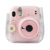 for Mini 11 Crystal Transparent Protective for Case Cover Bag Instant Camera Bag for Shell with Strap Replacement