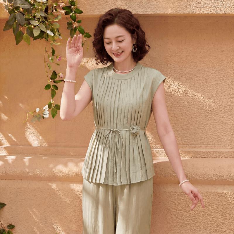 Yuzhaolin Elegant Summer Two-Piece Set 2XL