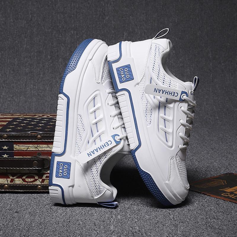 Men 's Casual Four Seasons Fashion Skateboarding Students Comfortable Sneakers Boys Trending Soft Sole Breathable Shoes