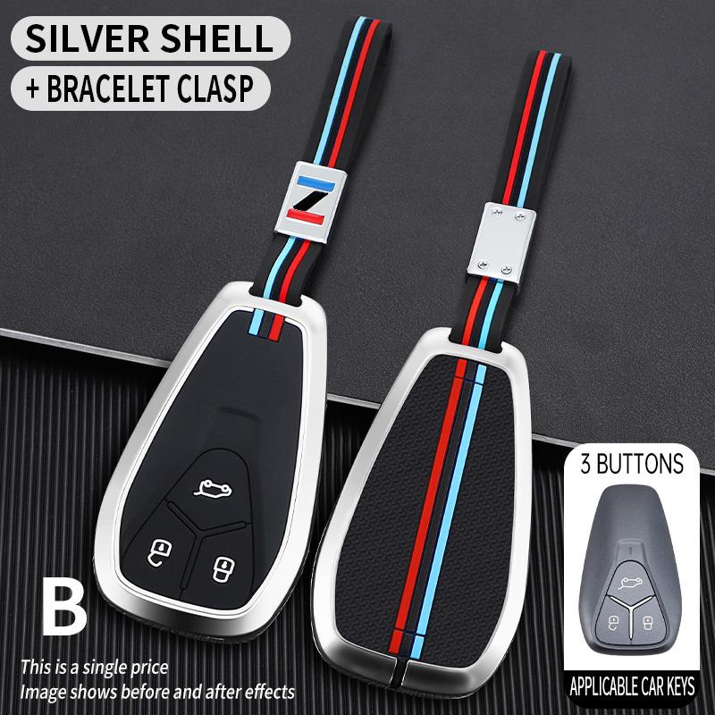 Auto Smart Key Fob Cover Case Protective Remote Fit For Skyworth Ev6 Skywell Et5 Ht-I Hti Imperium Sev Elaris Beo Phev Auto Key Fob Decoration