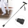 Walking Cane Adjustable Height Handle Crutch Folding Foldable Trekking Hiking Pole