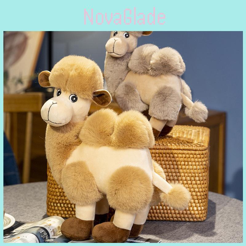 Cute Camel Plush Toy Cuddly Alpaca Stuffed Animal Perfect Birthday Gift For Children