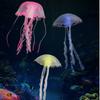 2/4Pcs Glowing Fluorescent Jellyfish Aquarium Decoration Multi-Color Floating Fish Tank Decoration Silicone
