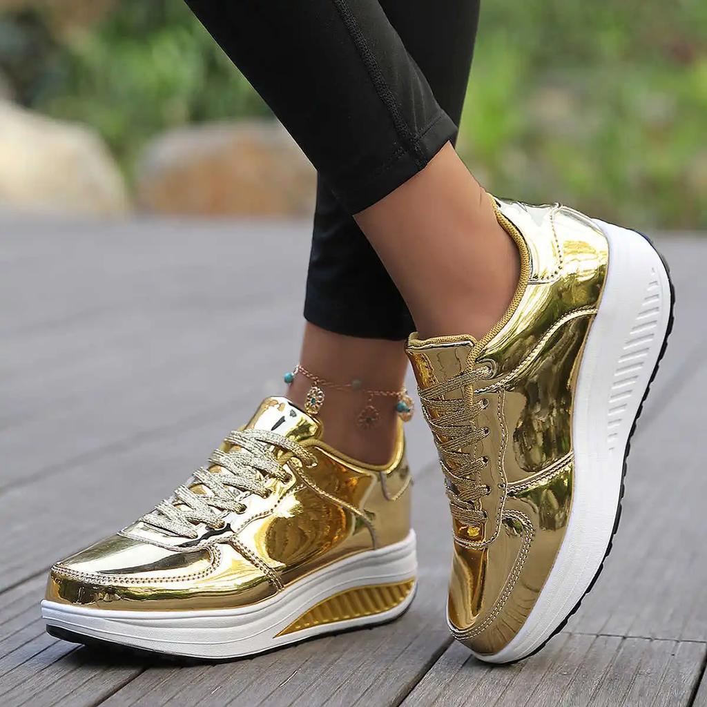 Fashion Height Increasing With Holes Woman's Tennis Exerciser Casual Sneakers Size 46 Hawaiian Shoes Sports Type New Collection
