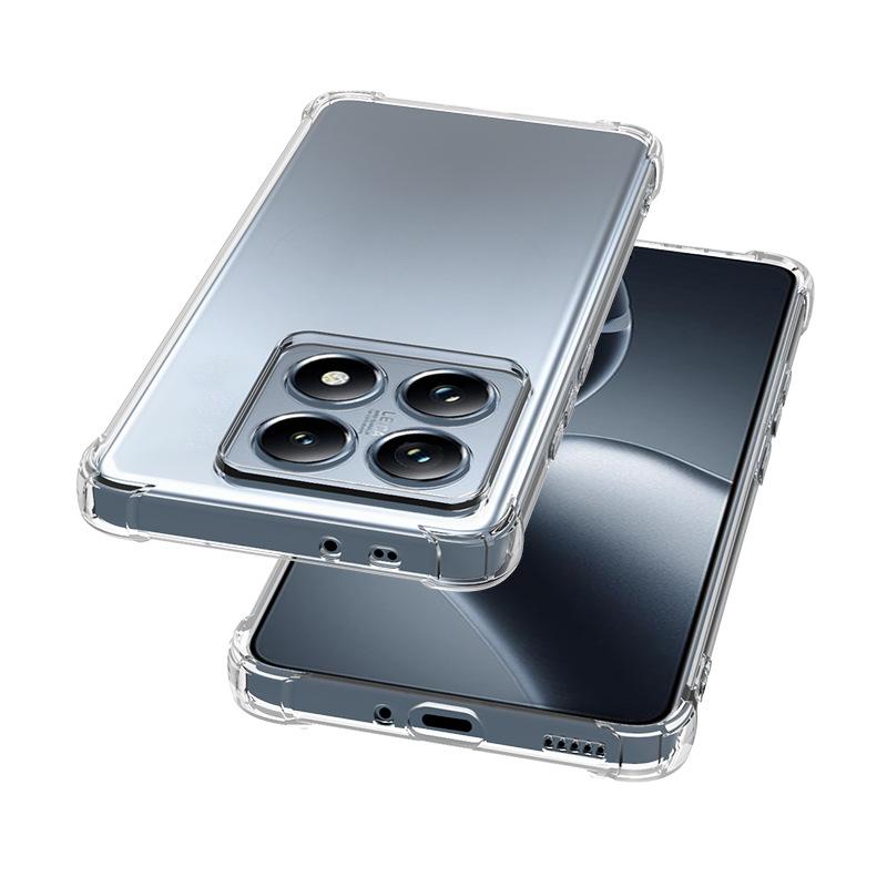 Applicable To Redmi K90Max Airbag Anti-drop Transparent Mobile Phone Case Redmi 15A 5G High-transparency Tpu All-inclusive Soft Case