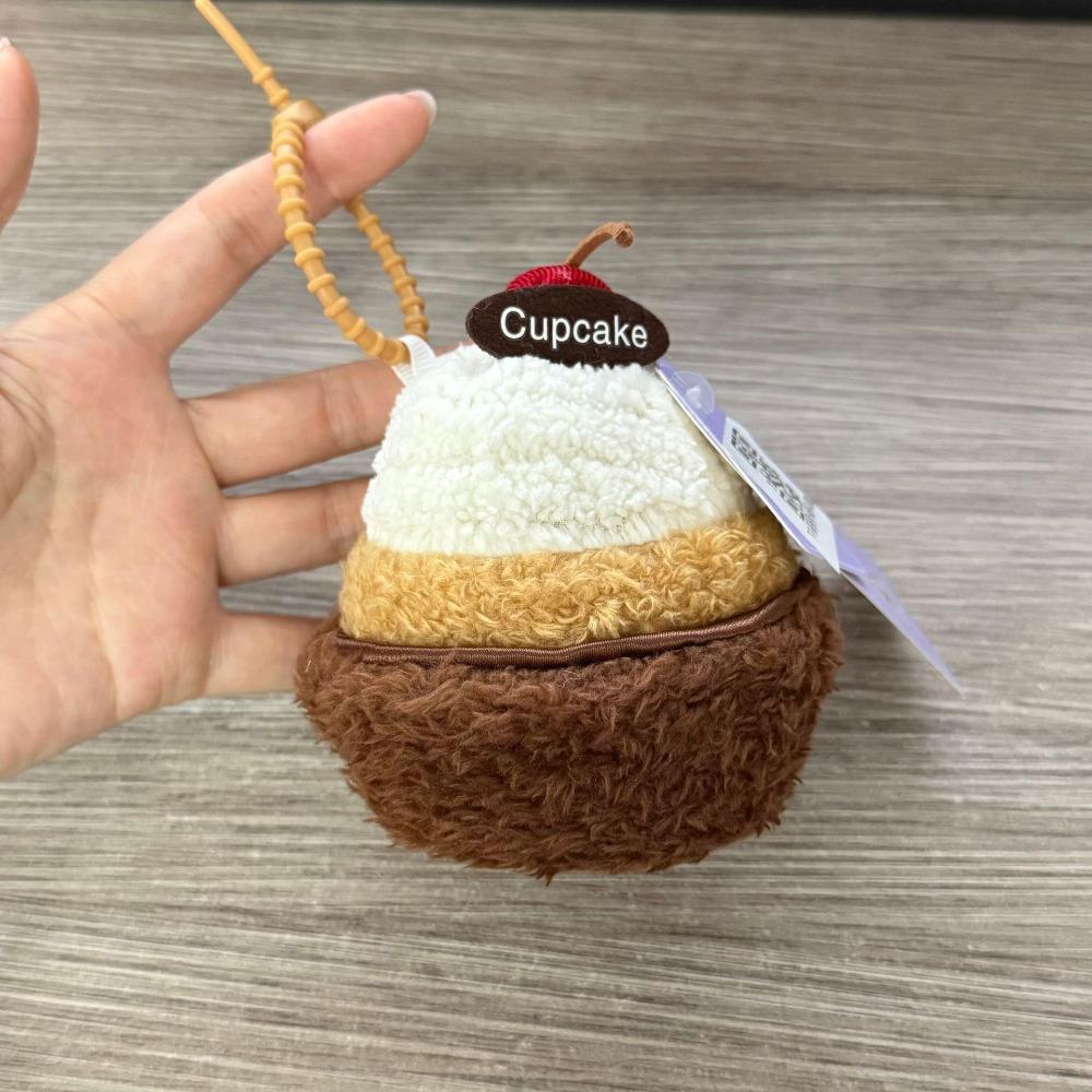 Cookie Cupcake Sandwich Cheese Doll Afternoon Tea Series Dessert Plush Keychain  Jewelry Gfit