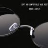 Retro Punk Sunglasses Round Reflective Glasses for Men Women Vintage Style UV Protection