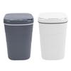 Motion Sensor Trash Can 18L Automatic Touchless Garbage Bin with Blue Luminous Press Ring for Bathroom Kitchen Living Room