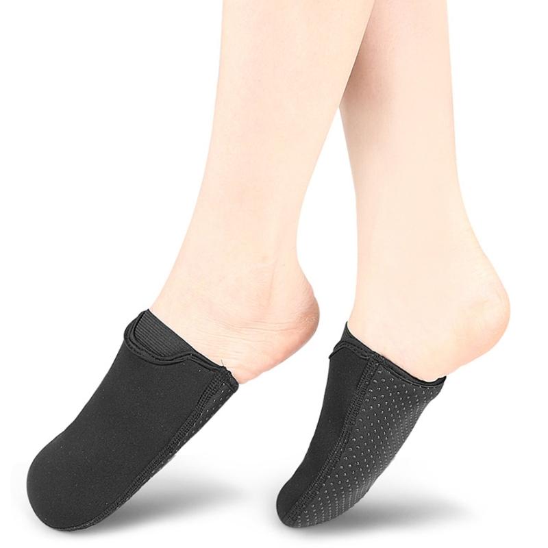 Anti Chafing Half Foot Cover For Sports Ice Bath Cycling Toe Warmer Sleeve Neoprene & Silicone Design Toe Caps Socks