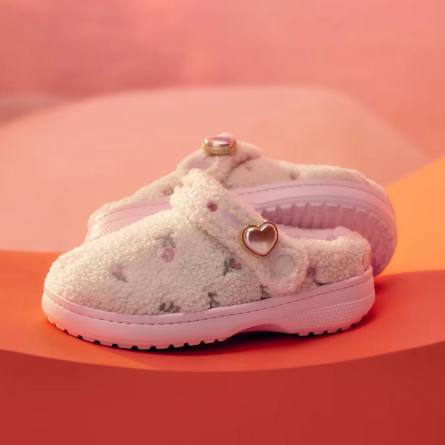 Hollister X Crocs Classic Clog Comfortable Simple Low-Top Casual Shoes Unisex Shoes Beige 211775-6ZW