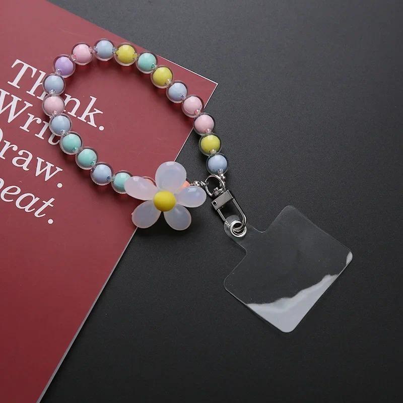 Handy-Lanyard Perlenarmband-Lanyard Handyhülle-Lanyard Handy-Schmuck Handgelenk Perlenanhänger Kette
