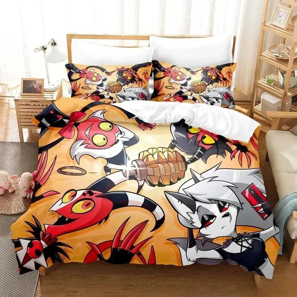 Home Living Luxury Gaming Loona boss Bedding Set Cartoon  three-piece set Adult Kid Bedroom Duvet cover Sets 3D Print