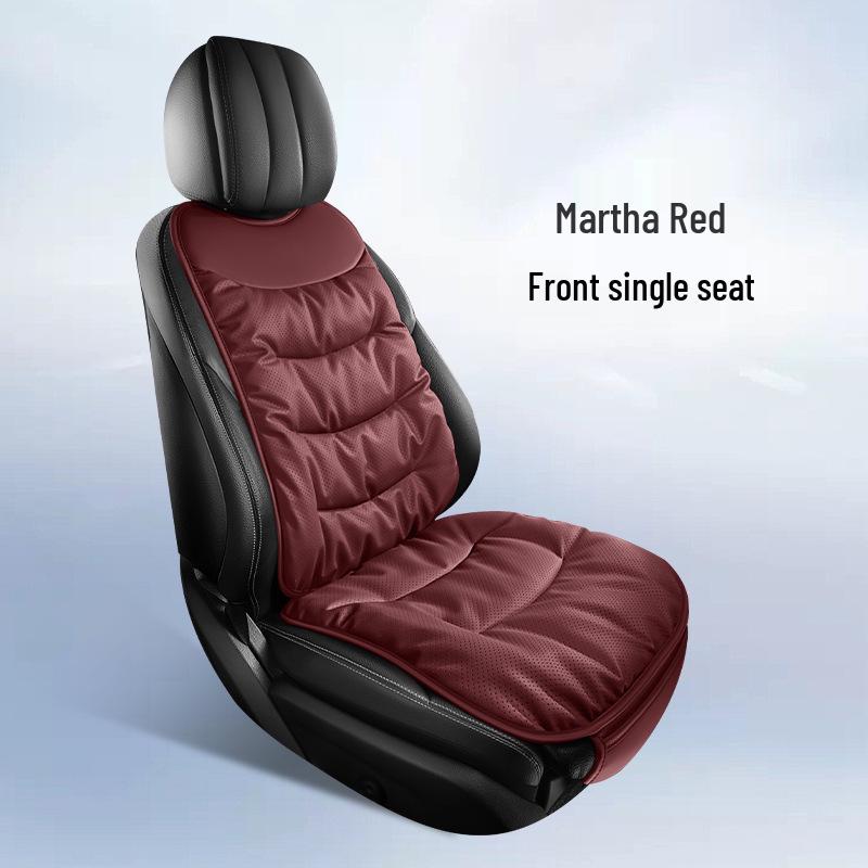 Universal Warm Cloud-Feel Car Seat Cushion: Autumn/Winter Wear-Resistant Down Cotton with Ergonomic Support