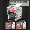 550W Electric Noodles Machine 220V 0.1-6mm Thickness Adjustable Automatic Stainless Steel Dumpling Skin Dough Pressing Machine