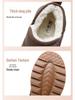 2025 Women's Old Beijing Thick Sole Snow Boots - Slip-on Cotton Shoes with Plus Velvet for Winter Warmth
