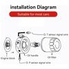 M20 x 1,5 Universeller Aluminium-Ölfilter-Sandwichplatten-Gewindeadapter Öl-Druck-Temperatur-Sensoren 1/8" NPT Ölkühlersatz