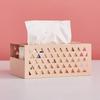 Kitchen Tissue Boxes Home Iron Multifunctional Office Crafts Seat Type Toilet Paper Storage Case Bedroom Metal Tissue Dispenser