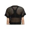 Jordan Crop Tops Women's Black Crew Neck Moderate CZ1892-010