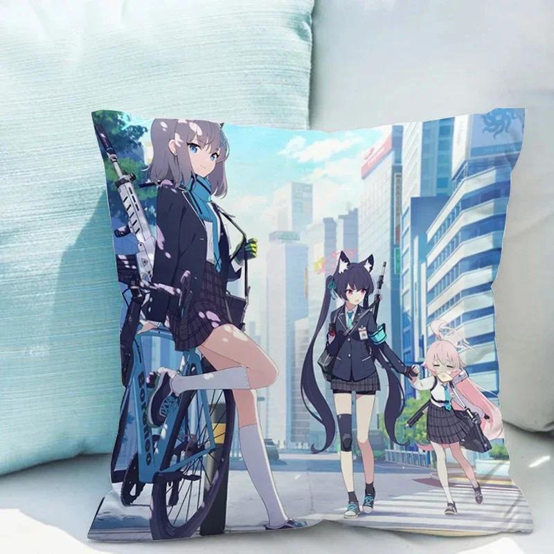 

Blue Archive Наволочка для диванной подушки x Наволочки Осеннее украшение Декоративные подушки Декор комнаты Наволочки Подушки 66x66cm бордовый