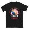 Vintage No Kings Fight Oligarchy Woman's Girl America Flag T-Shirt and Kids Tshirt