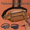 2025 Korean Style Genuine Leather Crossbody Fanny Pack - Top Layer Cowhide