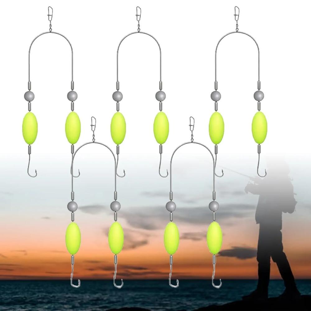 Double Hook Fishing Hair Rigs Hook Suspension Anti Bottom Carp Fishing Hook Pesca Ready Made Carp Rigs Fishing Lure