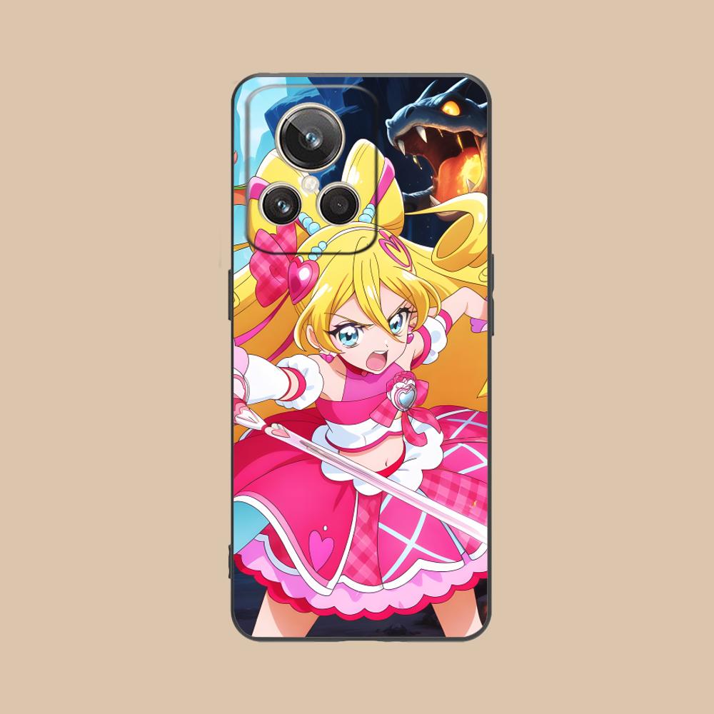 Sakura Uta Cure Idol Matte TPU Mobile Phone Case for Realme 15 14 13 12 11 10 9 Pro Plus T i Lite 5G Colorful Printing Cover