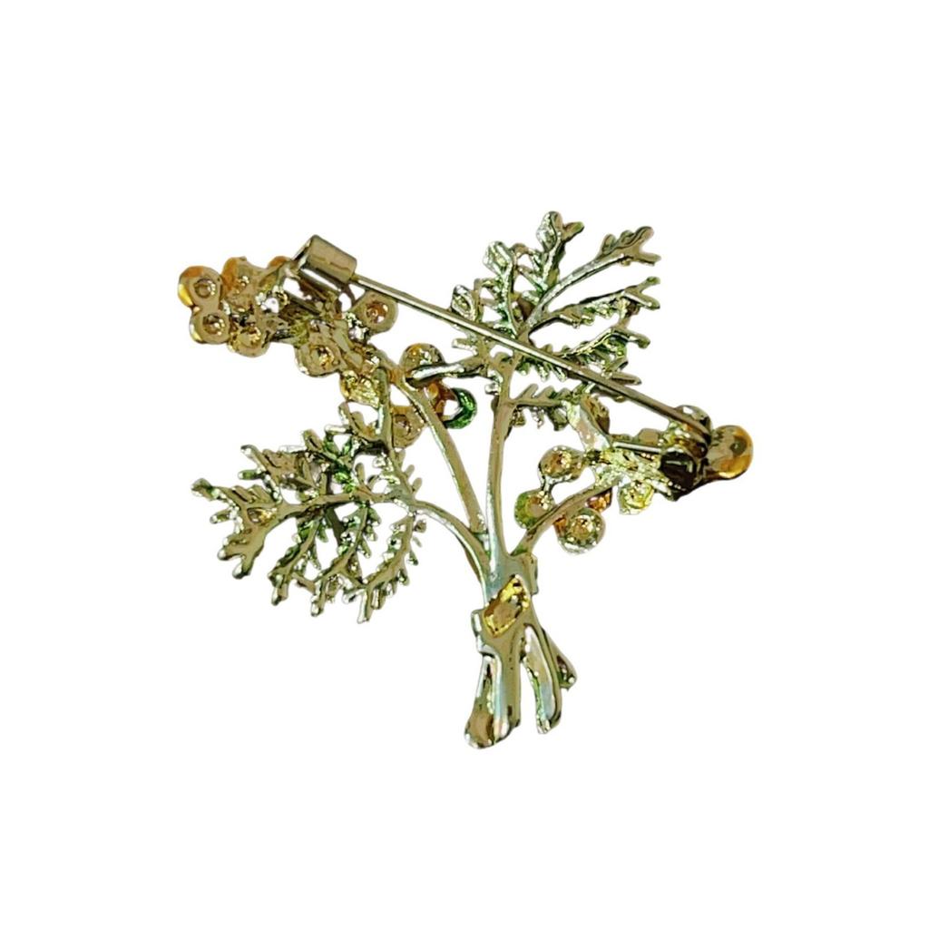 Tree Brooch Pin, Elegant Waist Clasp and Dress Clip for Women, Fashion Accessory