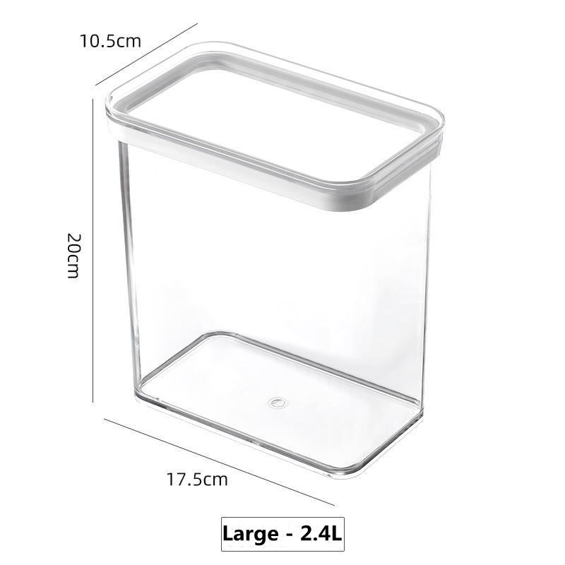 

Кухонный шкаф, подвесной ящик для хранения зерна, настенные банки для хранения продуктов, контейнер для хранения продуктов, холодильник, раздвижная герметичная банка 1-tier