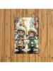 Vintage Cat on Scooter Metal Wall Art Decor for Cafe Home
