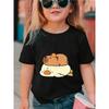 European Sizes Girls  Cotton Short-sleeve T-shirt, Soft and Comfortable Daily Wear, Suitable for Home, Outdoor and Sports Activities