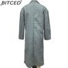 BITCED Damen Mehrfarbig Mehrgrößen Woll-Twill Trenchcoat