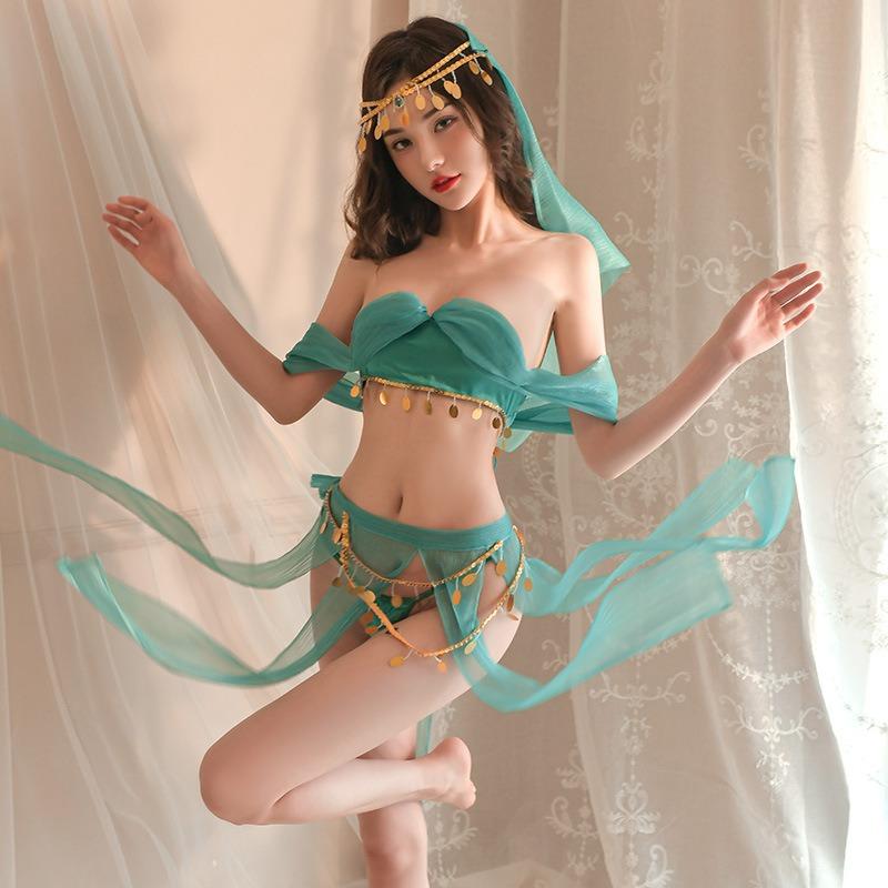 Sex Lingerie Western Regions Dance Girl Suit Hanfu Dance Girl Sexy Sex Lingerie Uniform Seduction Flirting