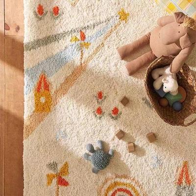 Entzückender Kinderzimmer- und Spielzimmerteppich - Dick, weich, Cartoon-Druck
