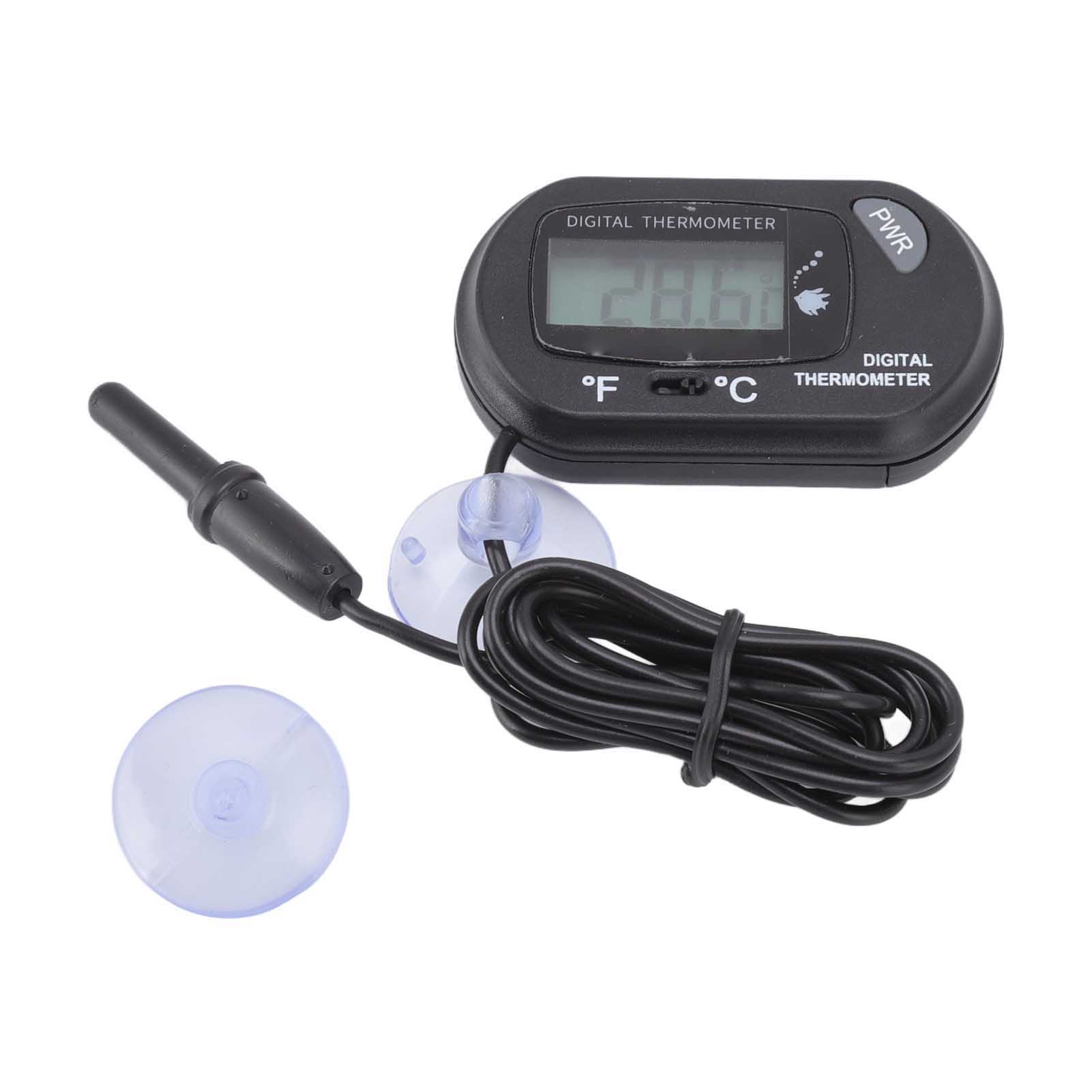 

Aquarium Thermometer Multifunctional High Accuracy Digital Thermometer with LCD Display белый